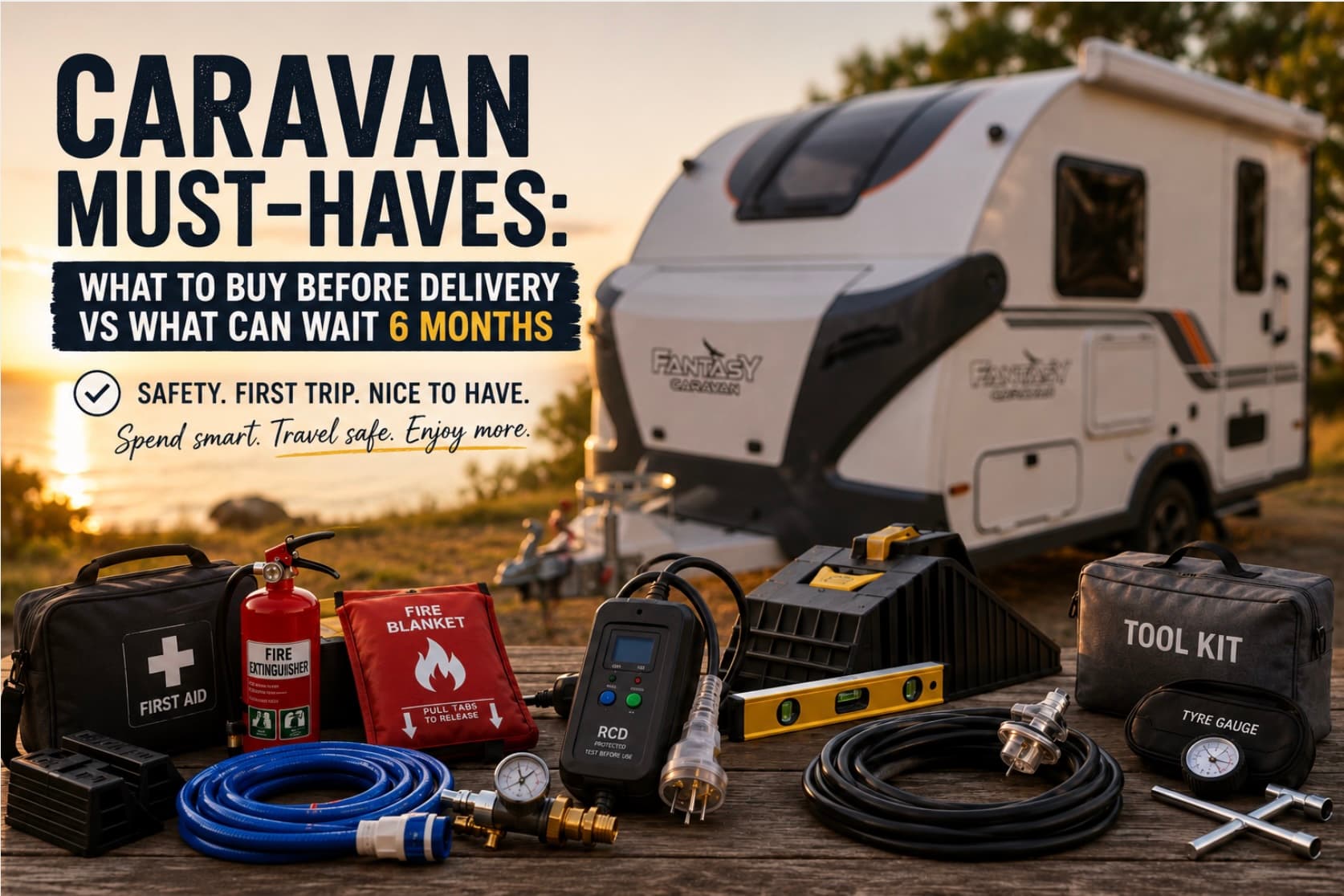 Caravan Must-Haves: What to Buy Before Delivery vs What Can Wait 6 Months