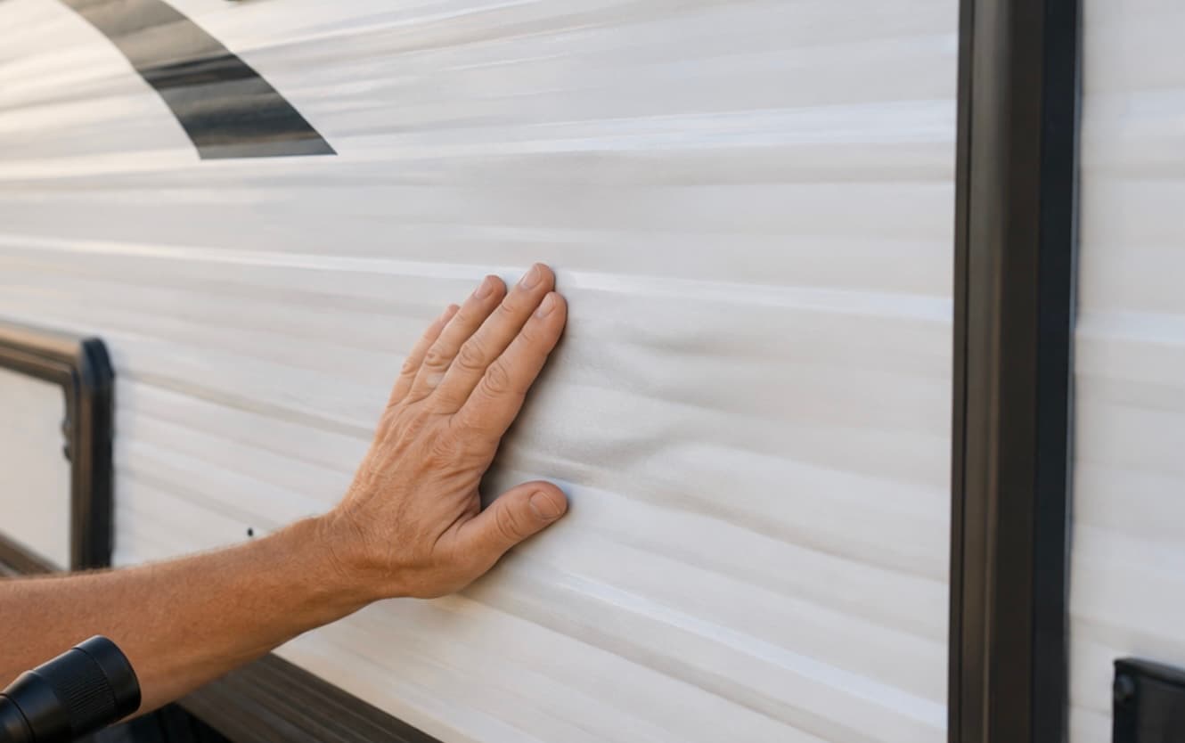 Caravan Water Damage and Delamination: How to Spot It in 10 Minutes