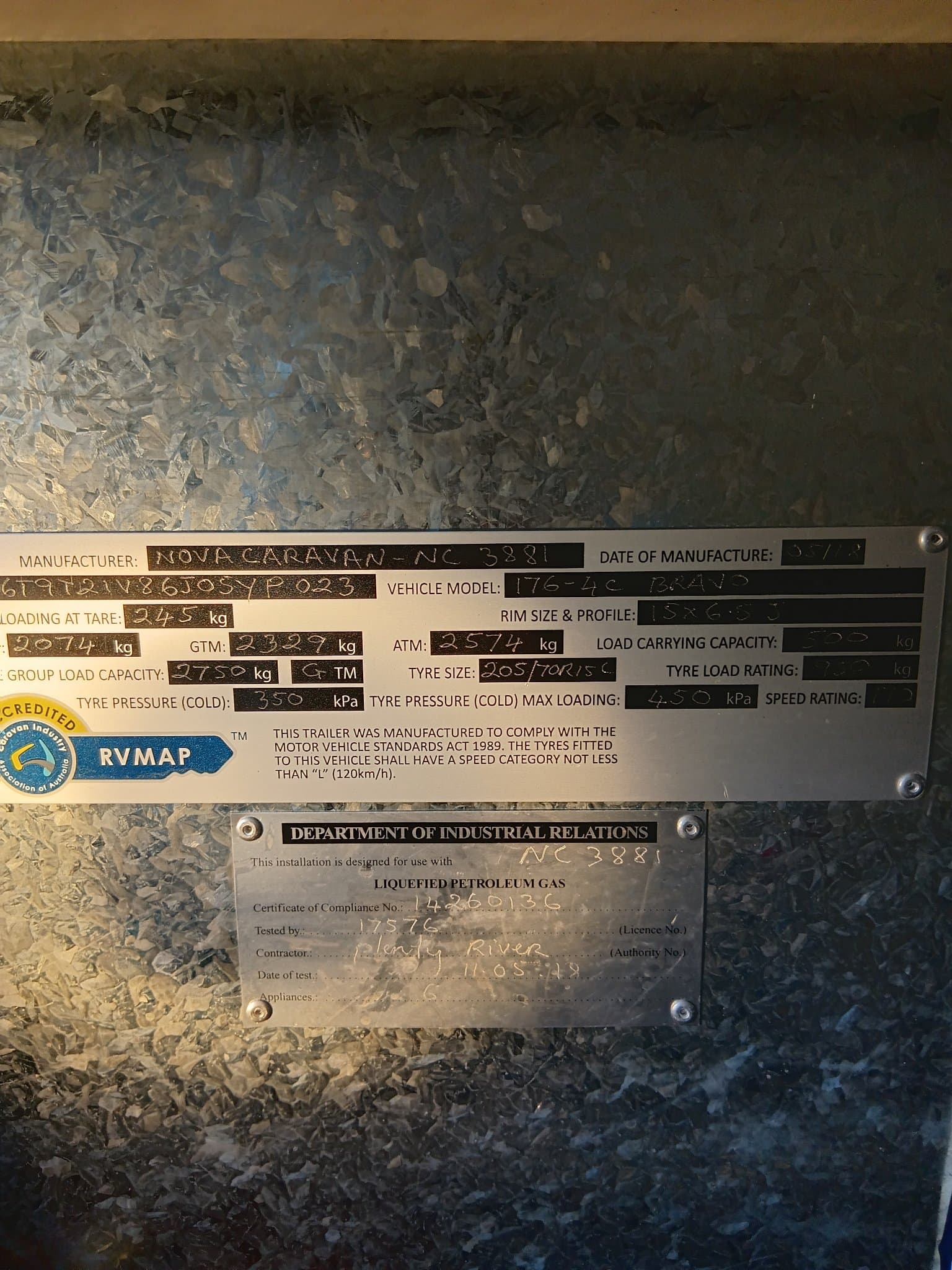 2018 Nova Caravans Bravo 176-4 C — photo 2
