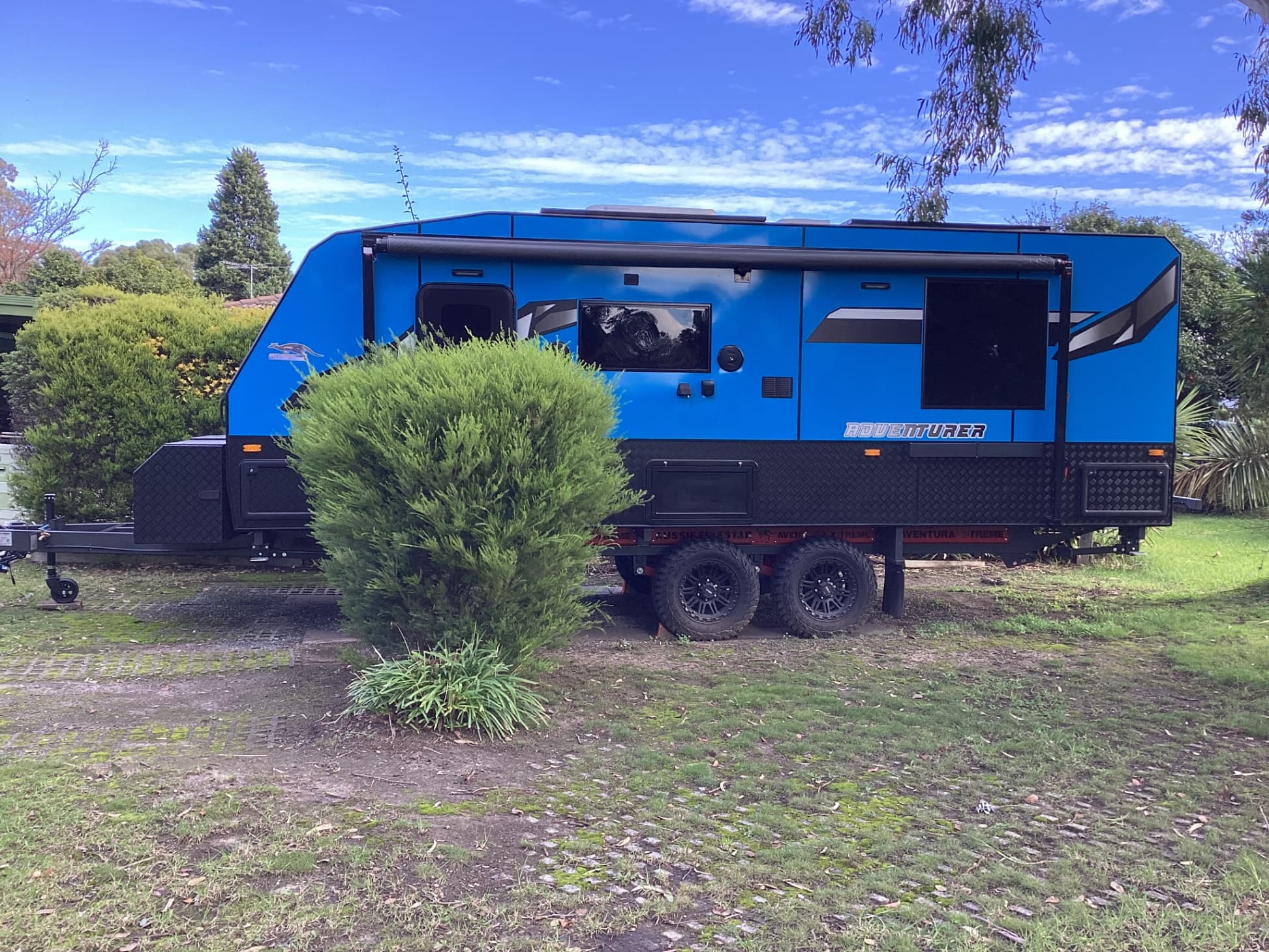 2025 Aussie Fivestar Caravans Adventurer Xtreme 21'6 Front Club