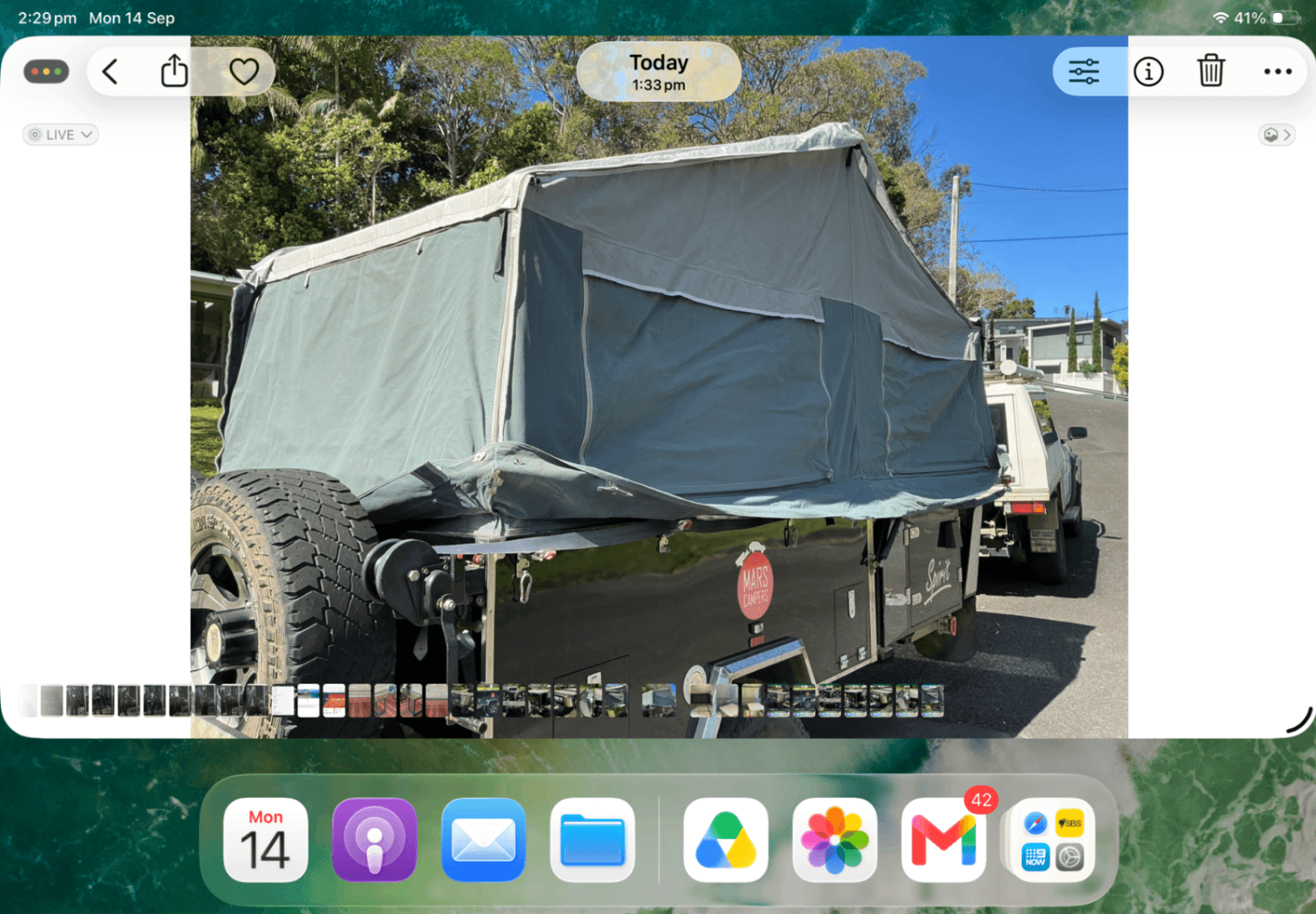 2019 Mars Campers Spirit Forward Folding Camper Trailer — photo 2