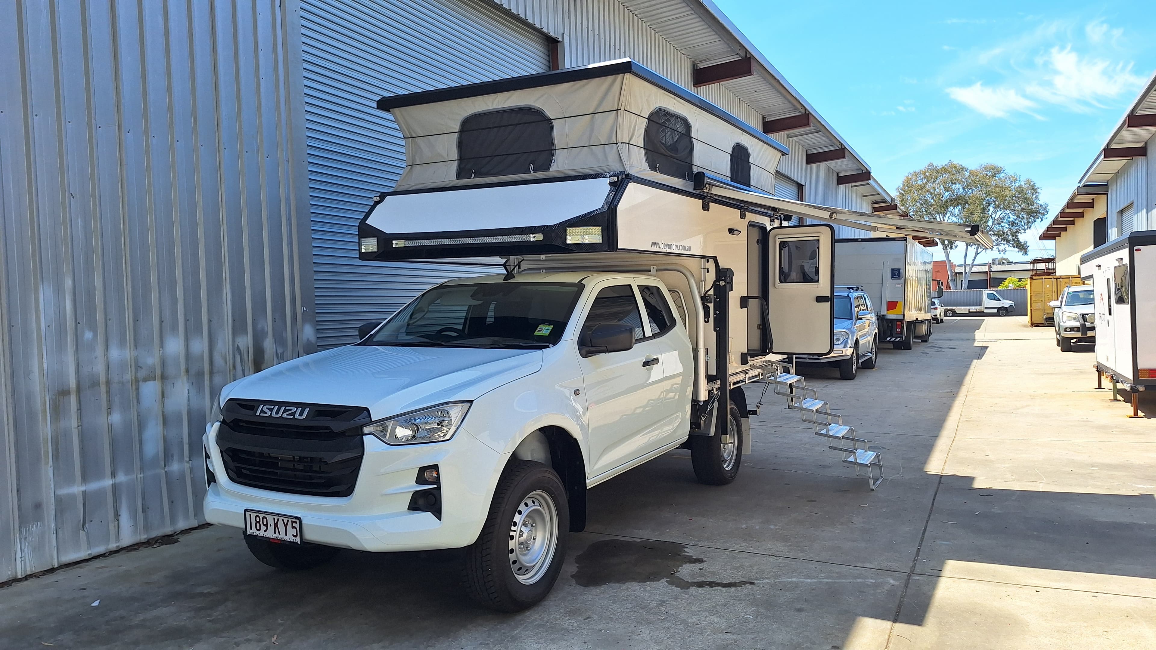 2025 Beyond RV 7ft Electric Pop top Ute Slide-on Camper