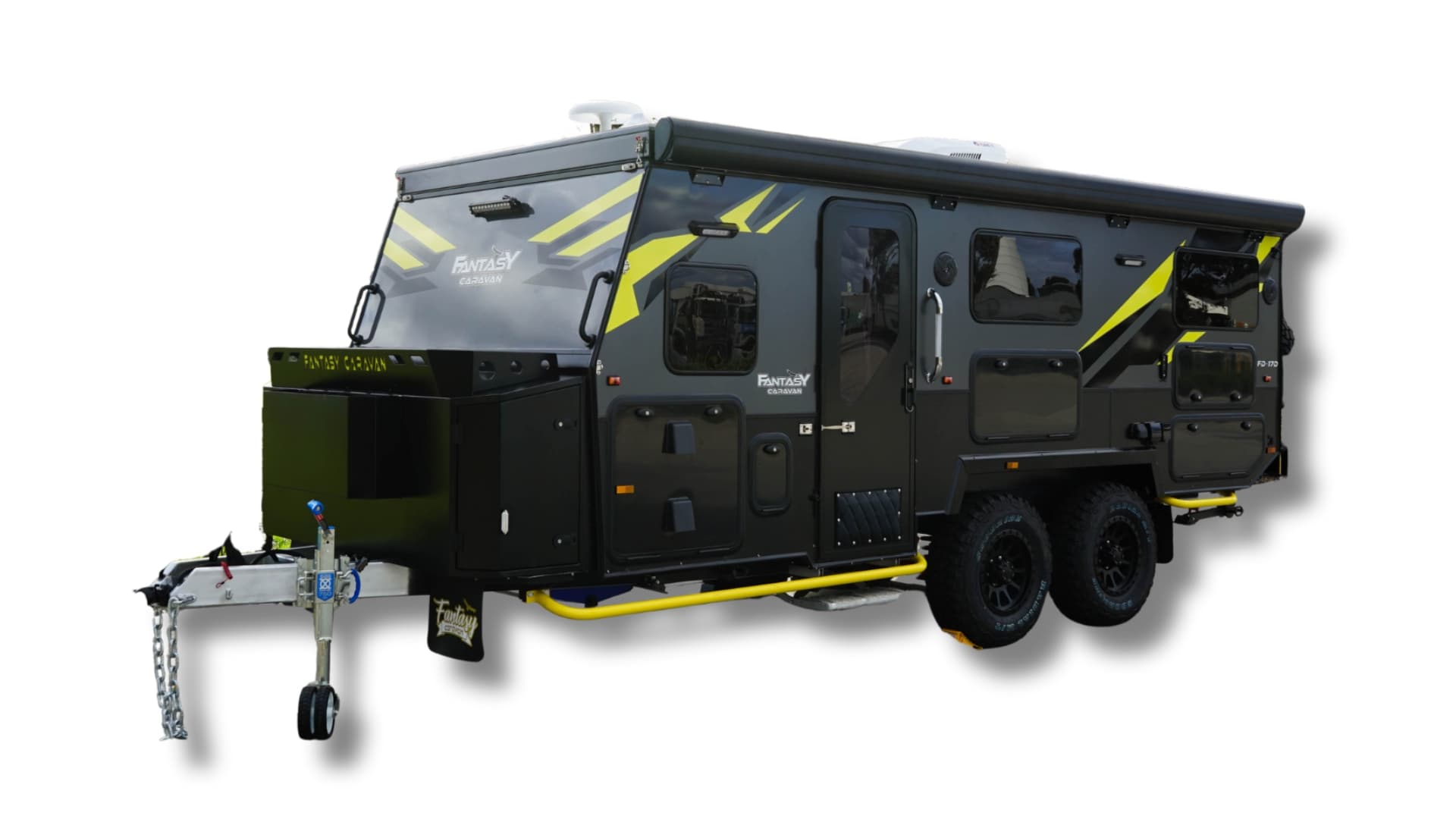 Fantasy Caravan Frontier 17F – 17ft Family Hybrid Camper with Bunks