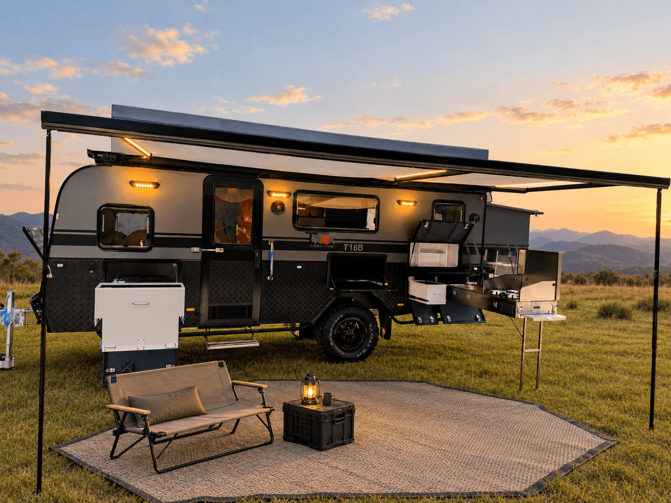 2026 Long Haul Campers T-Rex T16 Ensuite Bunks
