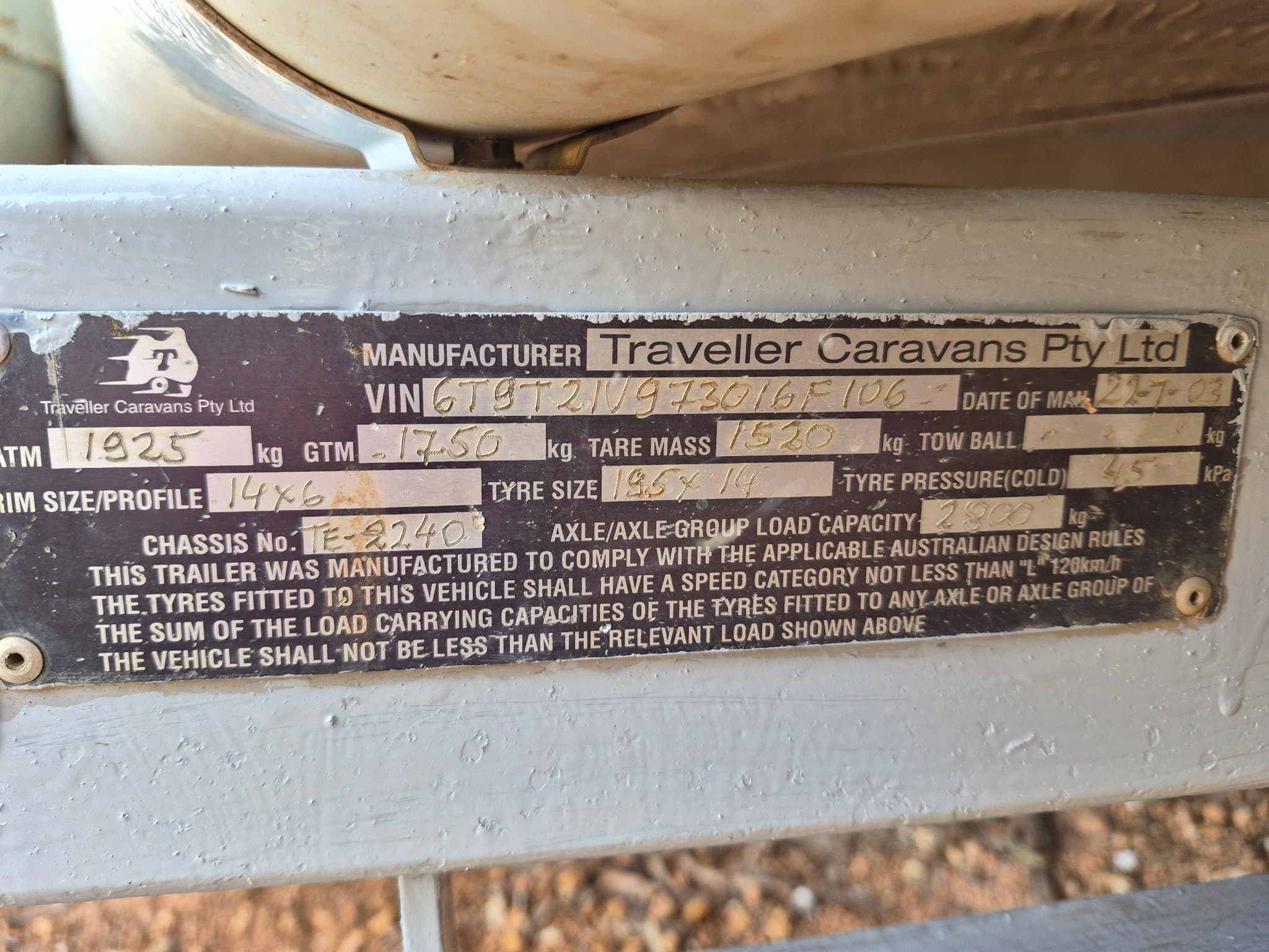 2003 Scenic Caravans Galaxy series II — photo 2
