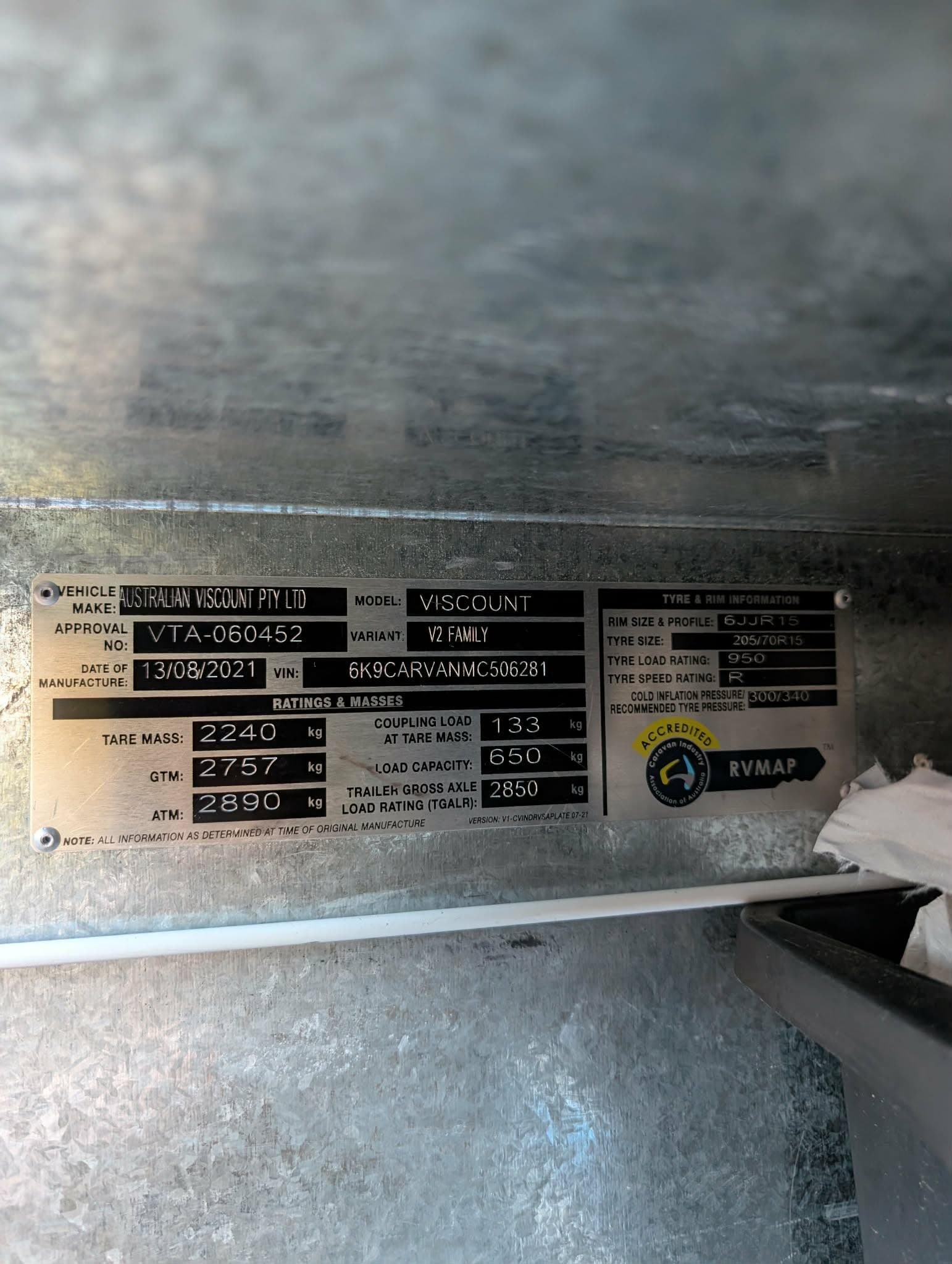2021 Viscount Caravans V2 Family — photo 2